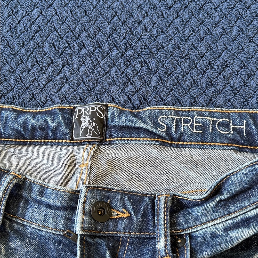PRPS Blue Distressed Slim Jeans - Picture 5 of 15